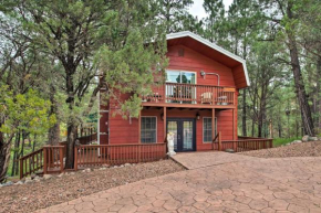 Ruidoso Downs Cabin with Deck Less Than 3 Miles to Race Track